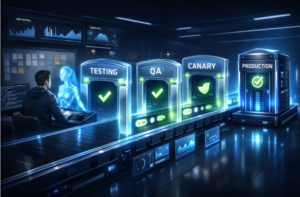 Se a IA Escreve Código em Minutos, Por Que o Deploy Ainda Demora Semanas?